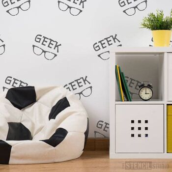 Pochoir Lunettes GEEK 4