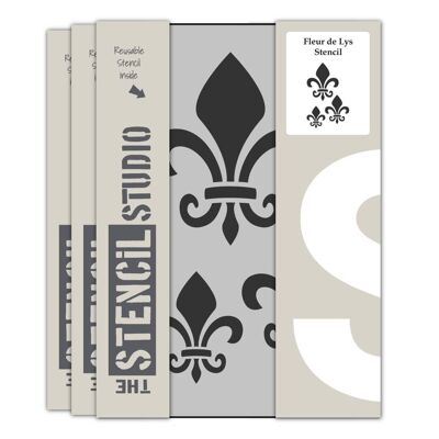 Fleur de Lys Stencil Set