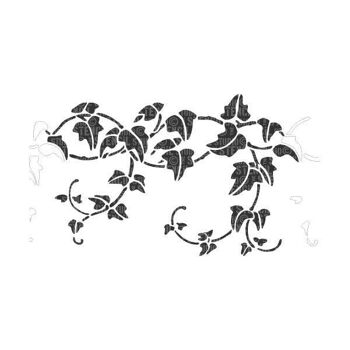 ivy vine stencil