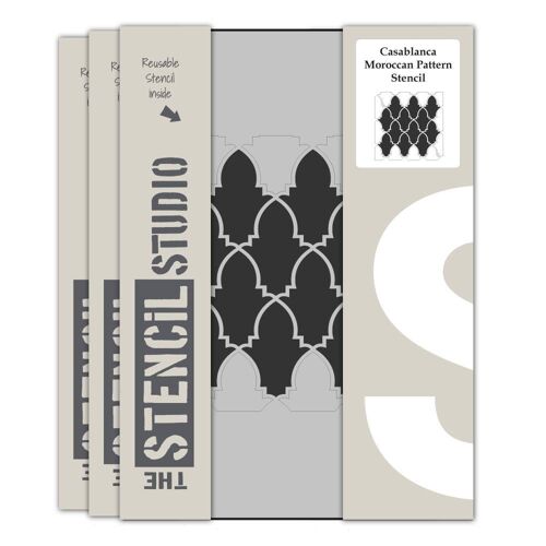 Casablanca Moroccan Pattern Stencil