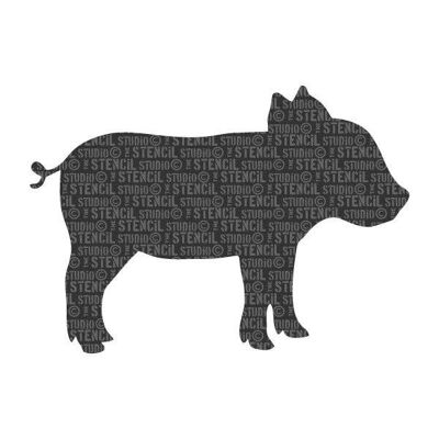 Pochoir de porcelet