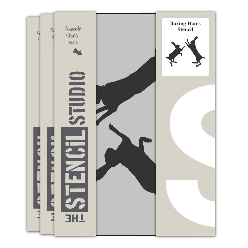 Plantilla de Liebres de Boxeo