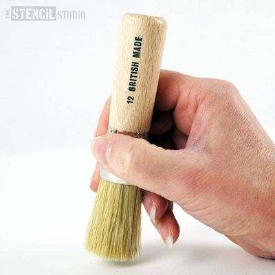 Pennello per stencil - Medio -Taglia 12 (2 cm)