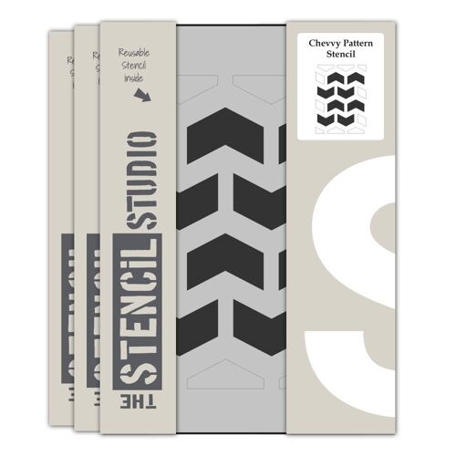 Chevvy Pattern Stencil