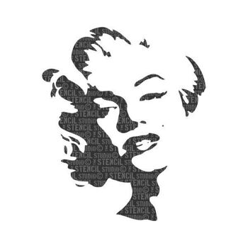 Pochoir Marilyn Monroe 2