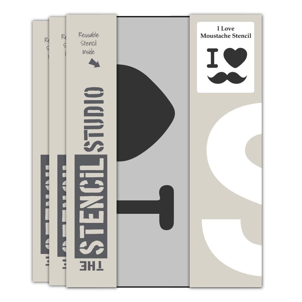 Adoro lo stencil per baffi