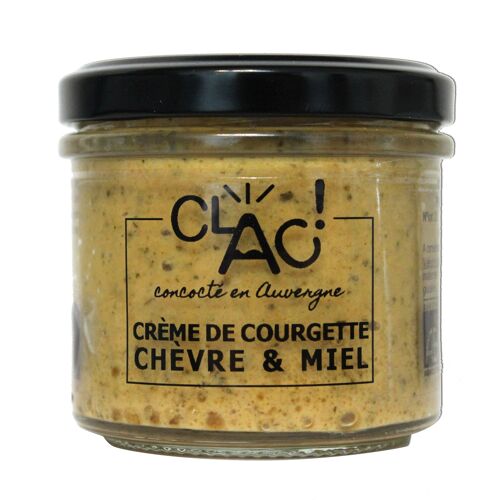 Creme de courgettes chevre miel