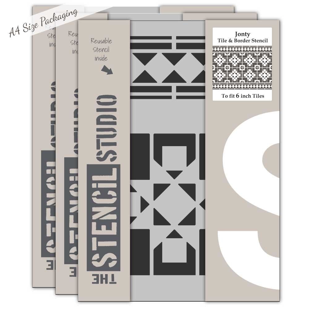 Stencil per piastrelle e bordi Jonty