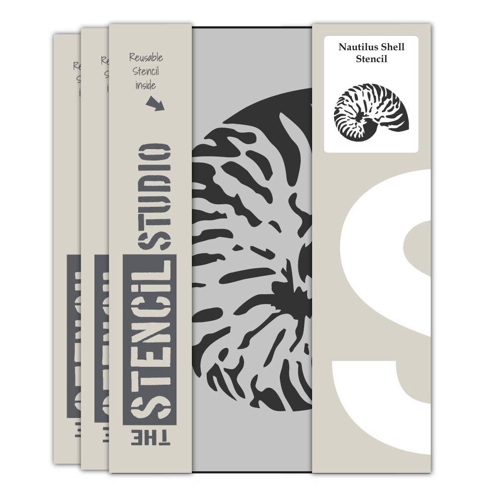 Nautilus Shell Stencil