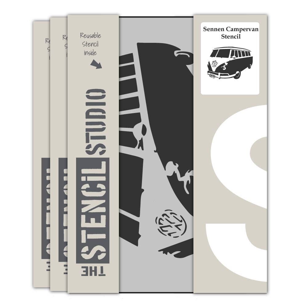 Sennen Camper Van Stencil