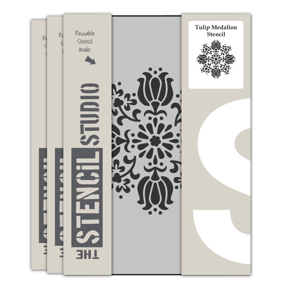 Tulip Medallion Stencil