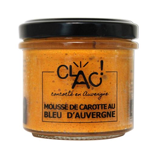 Mousse de carotte au bleu d'auvergne