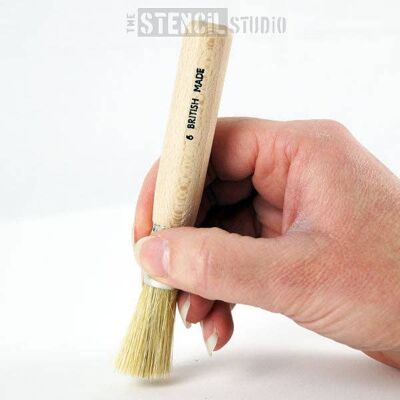 Stencil Brush - Extra Small -Size 6 (0.8cm)