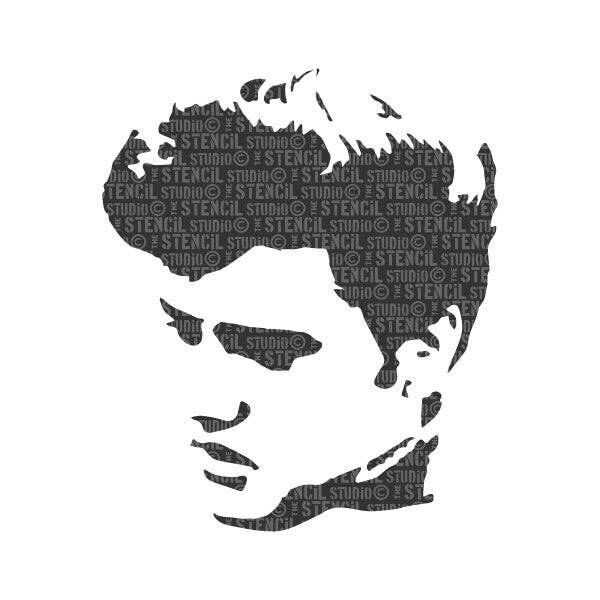 Stencil di Elvis Rock 'n' Roll