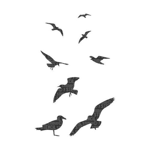 St Ives Seagulls Stencil