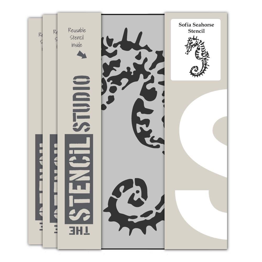 Sofia Seepferdchen-Schablone