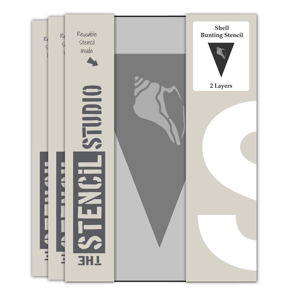 Shell Wimpelschablone (2-Schicht-Schablone)