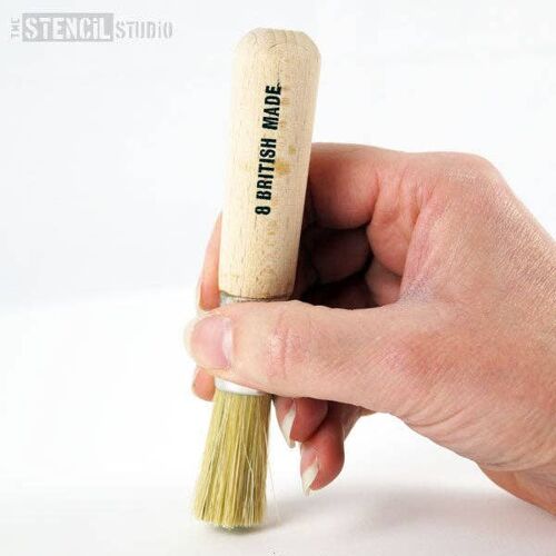 Stencil Brush - Small -Size 8 (1cm)