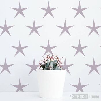 Pochoir Motif Star Power 3