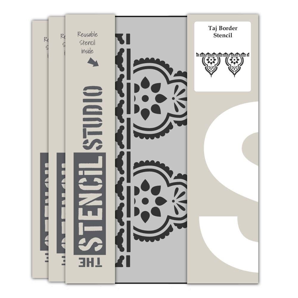 Taj indische Grenzschablone