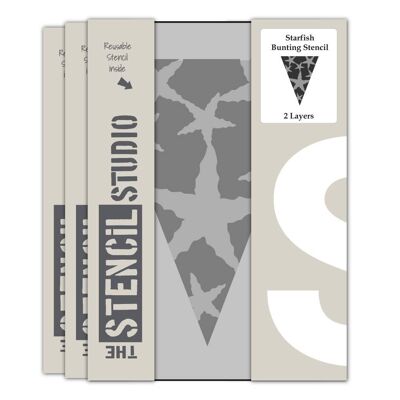 Plantilla de estrellas de mar (plantilla de 2 capas)