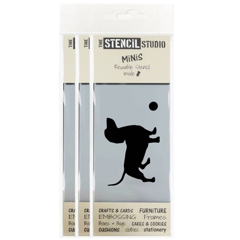 Stencil MiNiS - Cane Bassotto & Palla