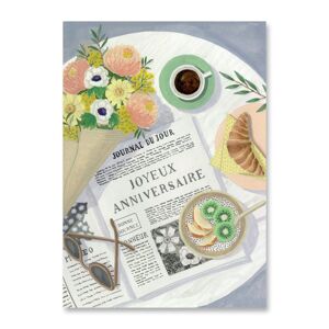 Carte Journal d'anniversaire