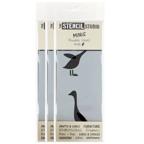 Stencil MiNiS - Ducks - 2 Layer Stencil