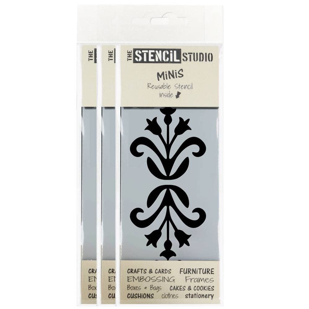 Stencil MiNiS - Bessies Block Border Stencil