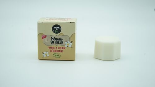 DEODORANT SOLIDE VANILLA CREAM - Parfum Vanille