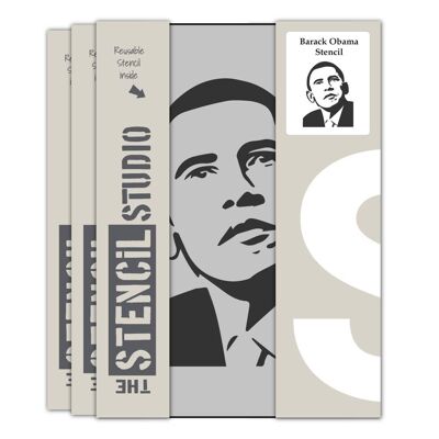 Barack Obama-Schablone