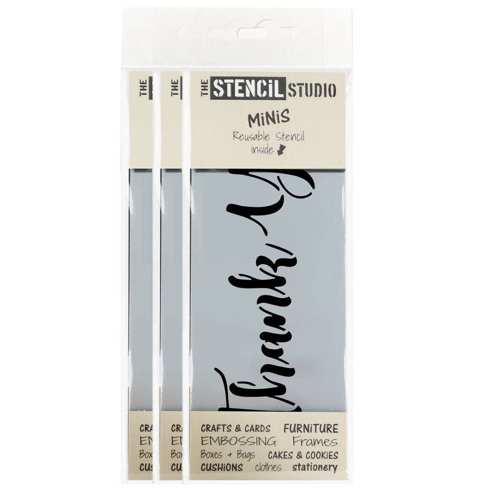 Pochoir MiNiS - Texte de remerciement