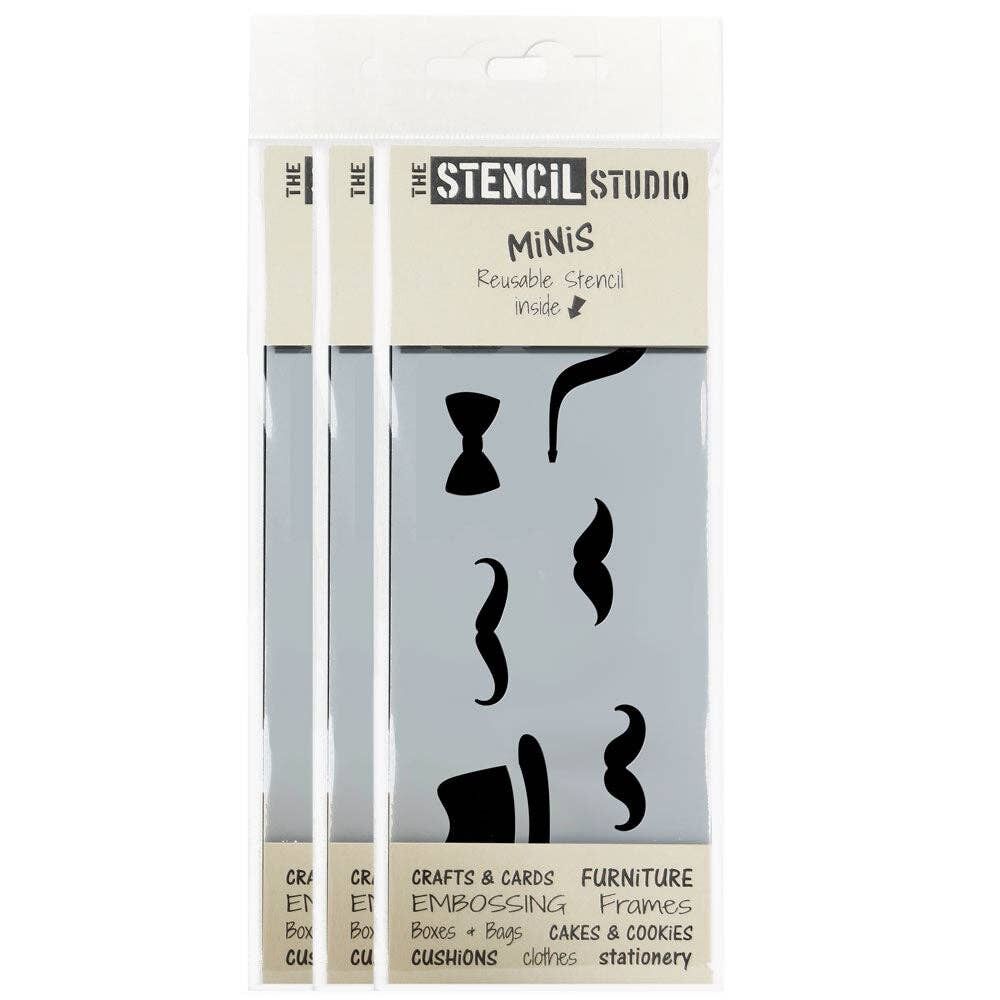 Schablone MiNiS - Schnurrbärte Schablone