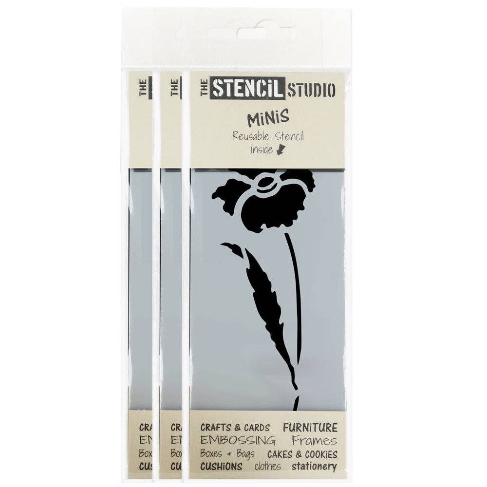 Schablone MiNiS - Mohn Schablone