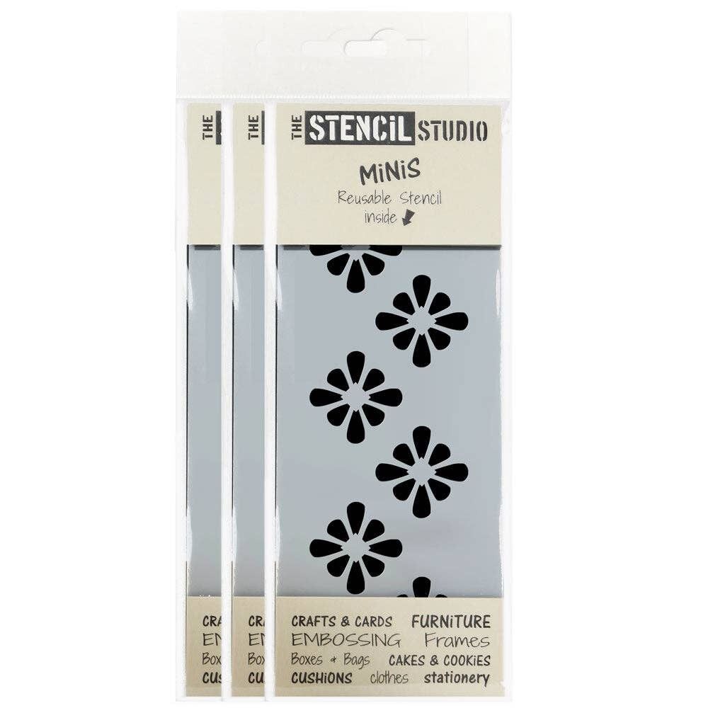 Stencil MiNiS - Stencil bordo fiore Montana