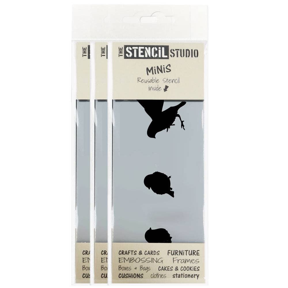 Stencil MiNiS - Stencil uccelli passeri