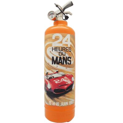 Car Design Fire Extinguisher - 24H LE MANS 1963 Orange