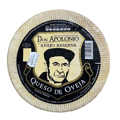 Queso de Oveja Añejo. Resrva 15 meses. Don Apolonio.