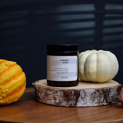Soy Candle Pumpkin Story