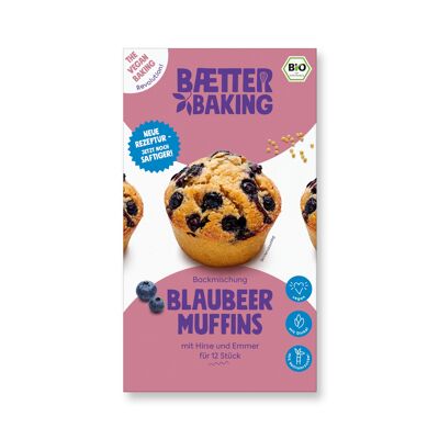 Blaubeer Muffins Bio-Backmischung