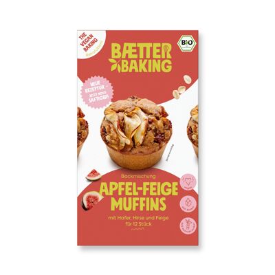 Apfel-Feige Muffins Bio-Backmischung