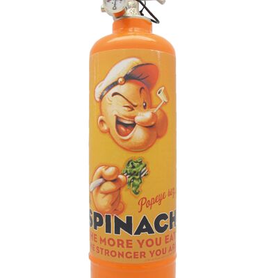 Extintor de Diseño - Popeye Espinaca Naranja