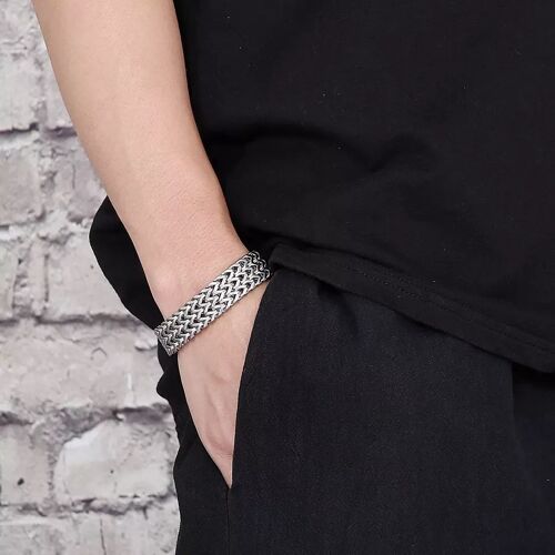Heren armband | dames armband | zware kwaliteit roestvrij staal 316L | lengte 23 cm
