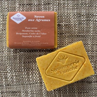 Savon aux Agrumes certifié biologique Cosmos Organic