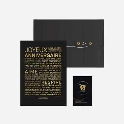 Letter Press : Joyeux anniversaire