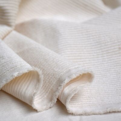 Soft velvet fabric - Vanilla