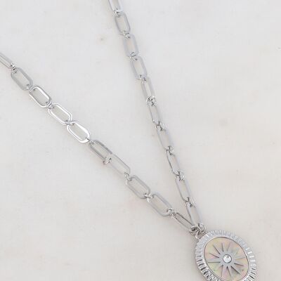 Stelyana necklace - White silver