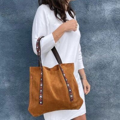 Bolso Tote de Piel TENERE Arena