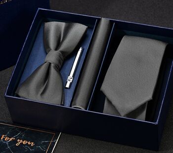 Coffret cadeau cravate en boîte | Conception italienne | cravate en soie 2