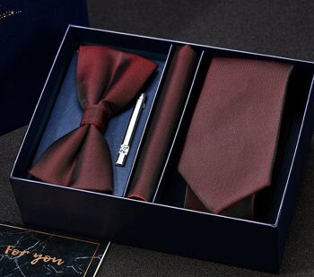 Coffret cadeau cravate en boîte | Conception italienne | cravate en soie 4